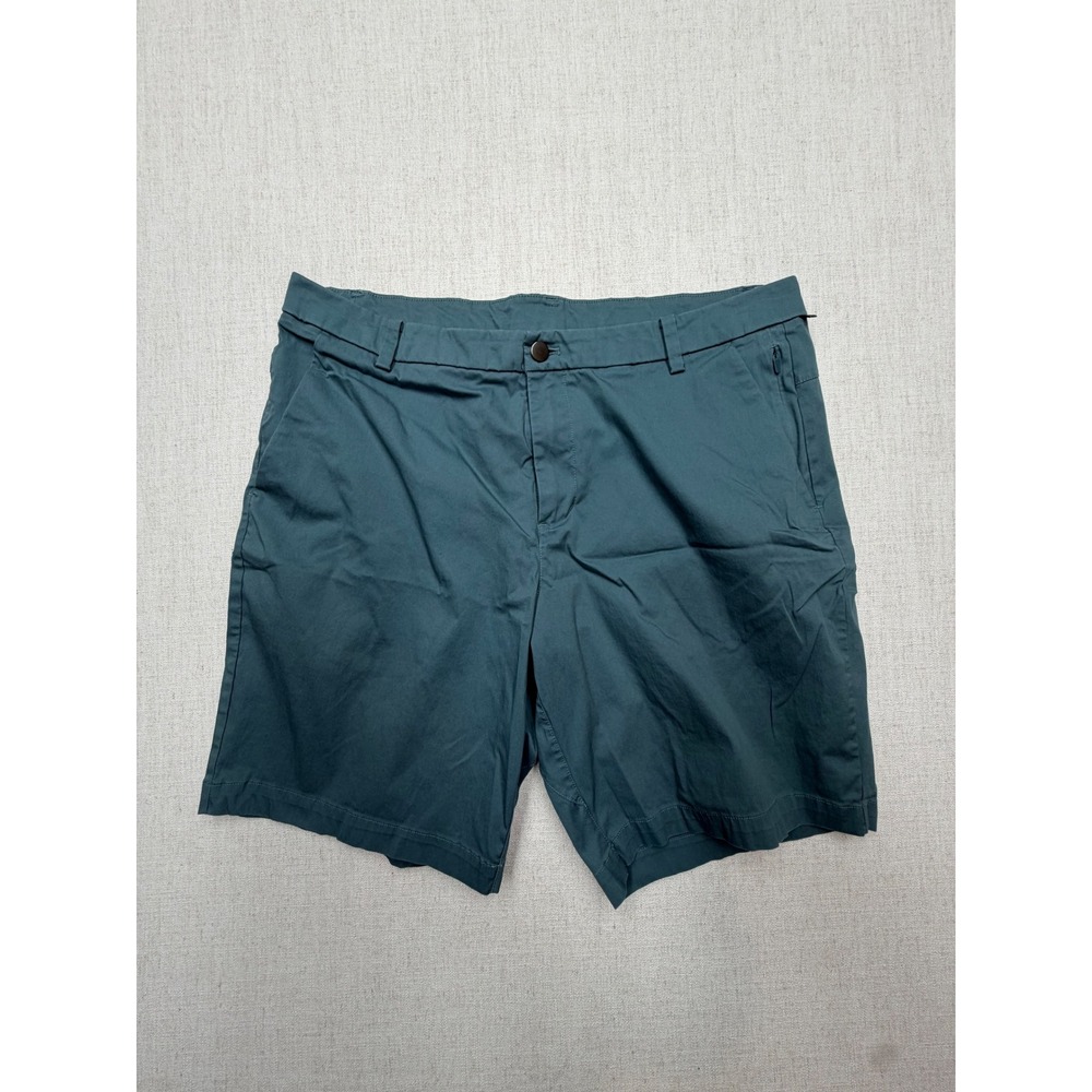 Lululemon Mens Commission Shorts 9" Classic Fit Green Teal Size 36
